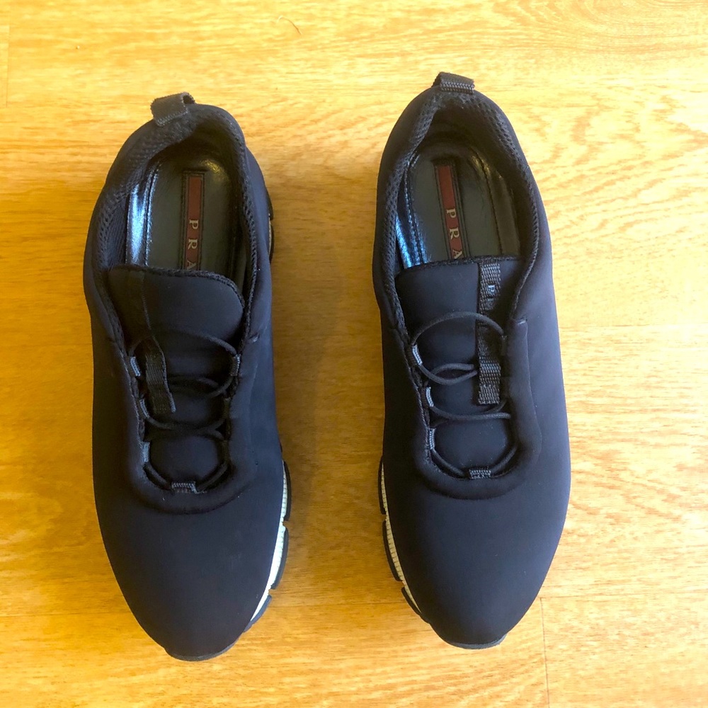 PRADA Slip On Black Sneakers